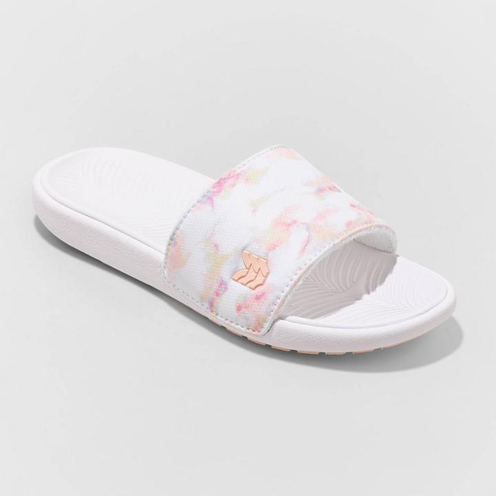 Kids' Cypress Slip-on Slide Sandals - All In Motion White