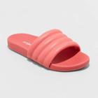 Girls' Shelby Slip-on Slide Sandals - Cat & Jack Coral