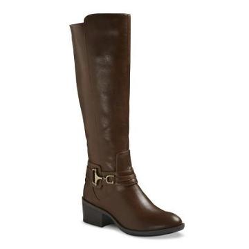 Merona Women's Maybelle Tall Riding Boots - Brown