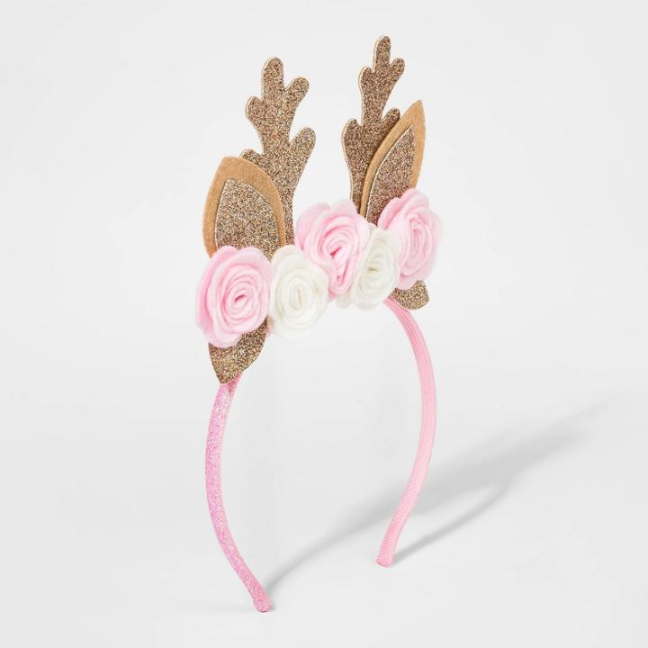 Baby Girls' Reindeer Dear Headwrap - Cat & Jack Pink
