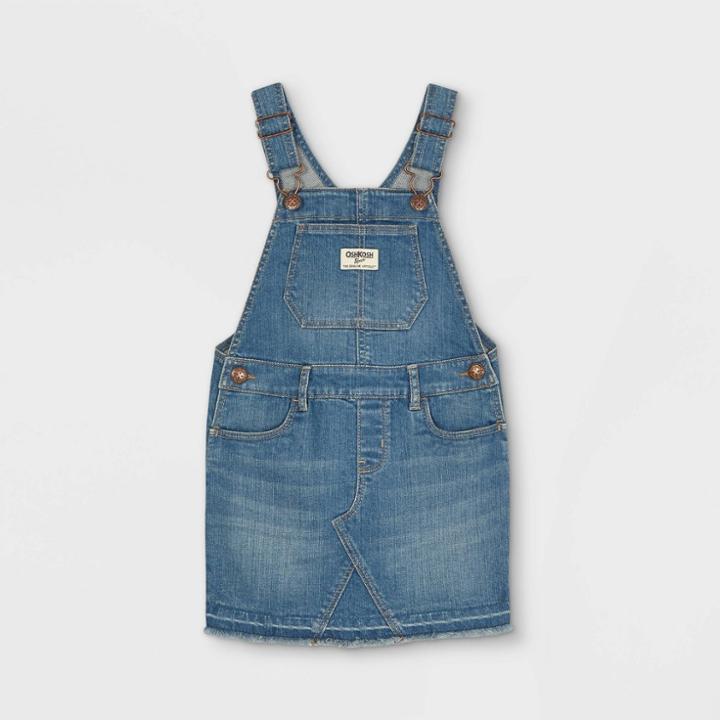Oshkosh B'gosh Toddler Girls' Denim Skirtall Dress - Blue
