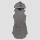 Girls' Jurassic World Sleeveless Hooded Dress - Heather Gray