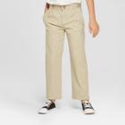 Boys' Pleated Uniform Chino Pants - Cat & Jack Khaki 10, Boy's, Green