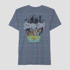 Men's Scooby-doo Haunted Ride Short Sleeve T-shirt - Peacoat Navy