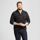 Men's Big & Tall Slim Fit Corduroy Long Sleeve Shirt - Goodfellow & Co Black Camo