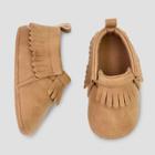 Baby Boys' Moccasin Crib Shoes - Just One You Made By Carter's Brown 3-6