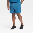 Men's Big & Tall Mesh Shorts - All In Motion Blue