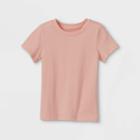 Toddler Boys' Solid Jersey Knit Short Sleeve T-shirt - Cat & Jack Pink