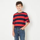 Boys' Striped Long Sleeve T-shirt - Cat & Jack Red/navy