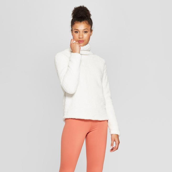 Women's Sherpa Cowl Neck Pullover - Joylab
