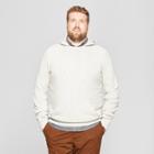 Men's Big & Tall Long Sleeve Pullover Hooded Sweater - Goodfellow & Co Heather Grey