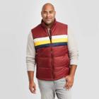 Men's Tall Sleeveless Puffer Vest - Goodfellow & Co Red