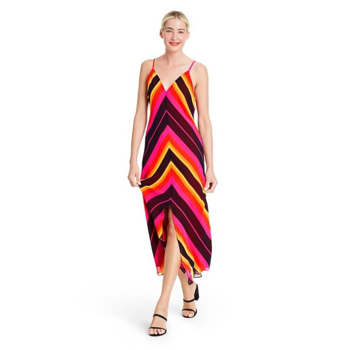 Chevron Sleeveless Slip Dress - Christopher John Rogers For Target Pink