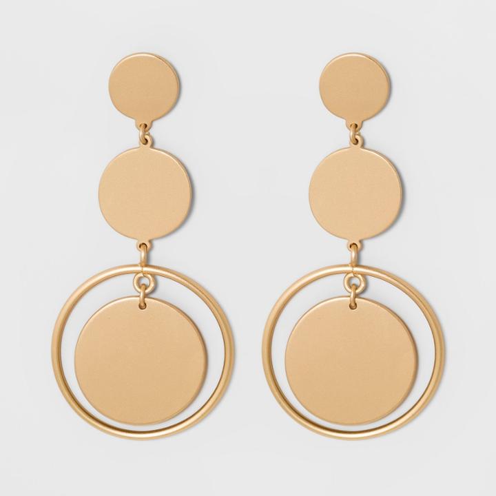 Sugarfix By Baublebar Gold Coin Drop Earrings - Gold