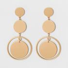 Sugarfix By Baublebar Gold Coin Drop Earrings - Gold