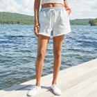 Women's High-rise Drawstring Pull-on Jean Shorts - Wild Fable Light Acid Wash