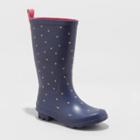 Girls' Alina Rain Boots - Cat & Jack Navy