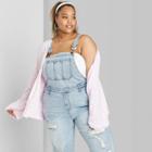 Women's Plus Size Long Sleeve Open Neck Lightweight Cardigan - Wild Fable Ivory 1x, Women's,