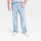 Men's Big & Tall Straight Fit Jeans - Goodfellow & Co Light Blue Denim