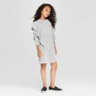 Girls' Flutter Ruffle T-shirt Dress - Art Class Gray