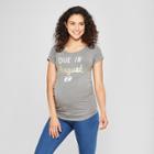 Maternity Due In August Short Sleeve Graphic T-shirt - Grayson Threads Charcoal Gray Xl, Infant Girl's