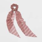 Texture Fabric Scarf Hair Twister - A New Day Pink