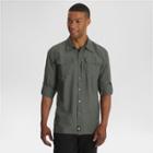 Wrangler Outdoor Long Sleeve Calvin Shirt - Dark Ash Xxl,