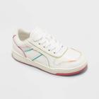 Girls' Odessa Rainbow Lace-up Apparel Sneakers - Cat & Jack White