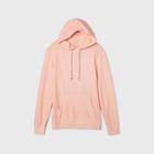 Men's Standard Fit Hoodie Sweatshirt - Goodfellow & Co Pale Pink