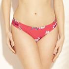 Women's Tab Side Hipster Bikini Bottom - Kona Sol Bermuda Coral