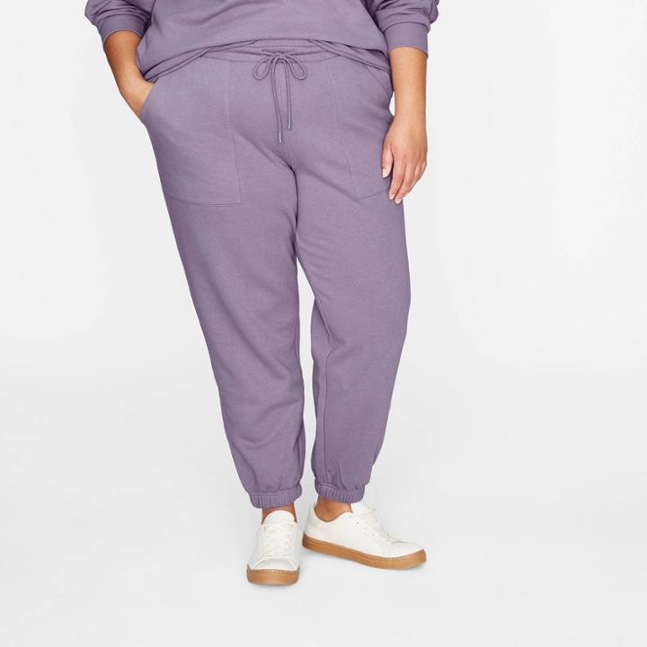 Women's Plus Size High-rise Utility Jogger Pants - Universal Thread Purple