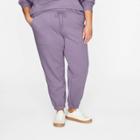 Women's Plus Size High-rise Utility Jogger Pants - Universal Thread Purple