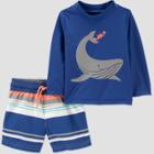 Carter's Just One You Baby Boys' Whale Print Rash Guard