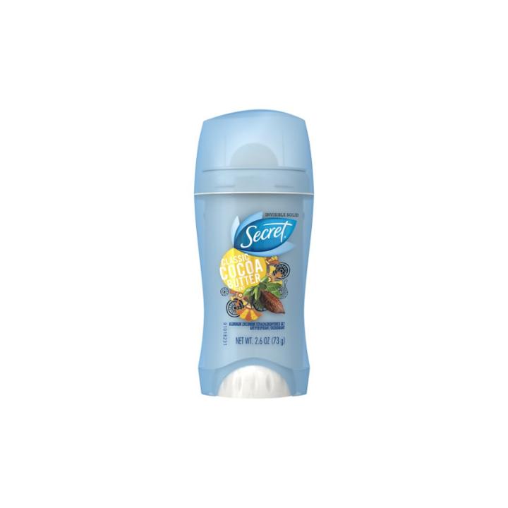 Secret Fresh Classic Cocoa Butter Invisible Solid Antiperspirant And Deodorant