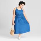 Women's Plus Size Maxi Dress - Universal Thread Blue