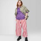 Women's Plus Size Ascot + Hart Utility Graphic Shirt Jacket - Olive Green