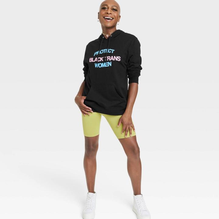 Pride Ph By The Phluid Project Adult 'protect Black Trans Women' Hoodie - Black