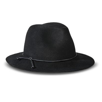 Mossimo Supply Co. Merona Solid Fedora Hat - Black