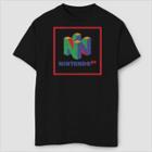 Boys' Nintendo 64 Element Logo T-shirt - Black