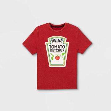 Boys' Heinz Ketchup Graphic Short Sleeve T-shirt - Art Class Red