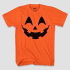 Mad Engine Petitemen's Pumpkin Face Short Sleeve Graphic T-shirt - Orange