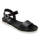 Women's Faryl By Farylrobin Catalina White Bottom Ankle Strap Sandals - Black