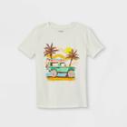 Boys' Safari Graphic Short Sleeve T-shirt - Cat & Jack Cream