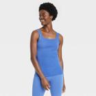 Women's Active Ribbed Tank Top - All In Motion Cobalt