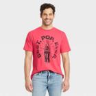 Coca-cola Men's 'best Pop Ever' Short Sleeve Graphic T-shirt - Heather Red