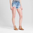 Women's High-rise Stars And Stripes Shorts - Mossimo Supply Co. Medium Wash