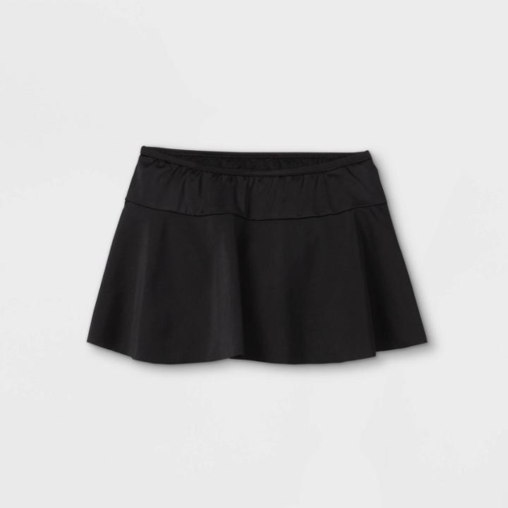Girls' Solid Swim Skirt - Cat & Jack Black