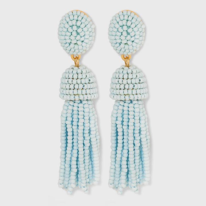 Sugarfix By Baublebar Polished Beaded Tassel Earrings -