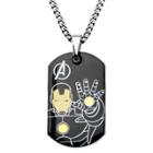 Men's Marvel Avengers Ironman Stainless Steel Stainless Steel Dog Tag (24), Size: