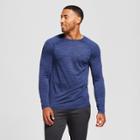 Men's Long Sleeve Tech T-shirt - C9 Champion Dark Heather Blue
